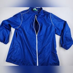 Vintage Windbreaker 82 Blue with Shoulder Pipping Jacket